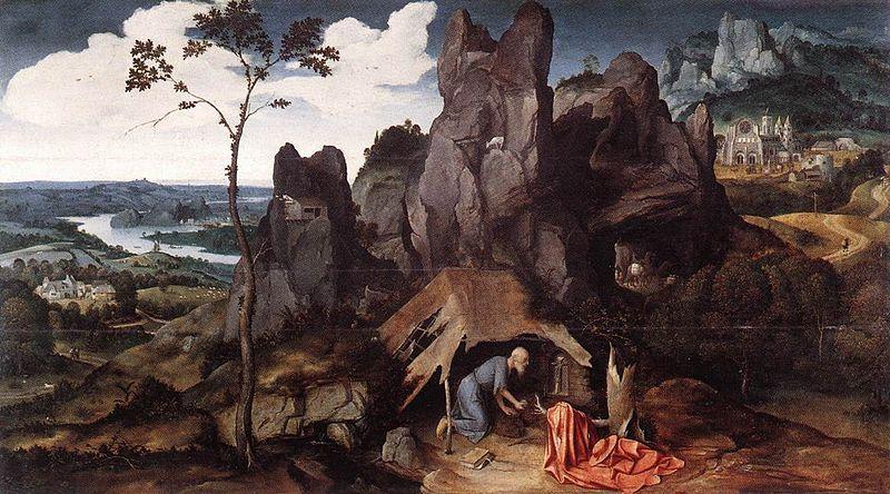 Joachim Patinir St Jerome in the Desert oil painting image